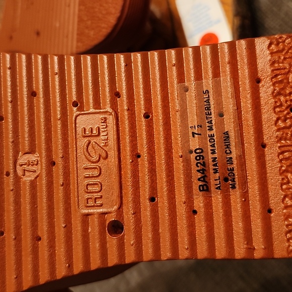 NWT Rouge Tied Front Bow Sandals 7.5 Slides - Picture 10 of 12